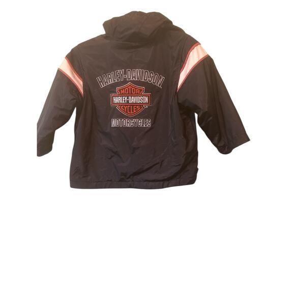 Harley-Davidson Other - Harley Davidson Motorcycle Kids Jacket Hooded Reversible Unisex Sz 3T Boy Girl